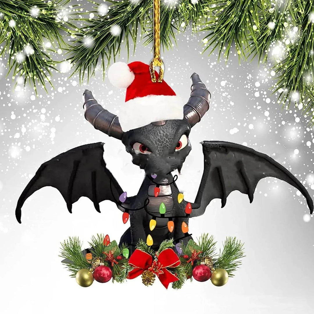 Dinosaur Dragon Egg Acrylic Christmas Ornament – 18 Designs