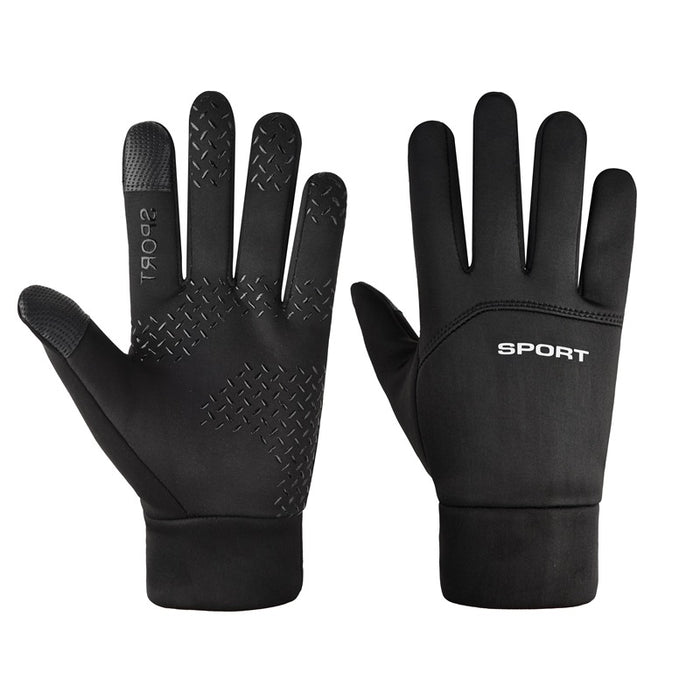 Hendrano Velvet-Lined Sports Gloves, Full or Open-Finger