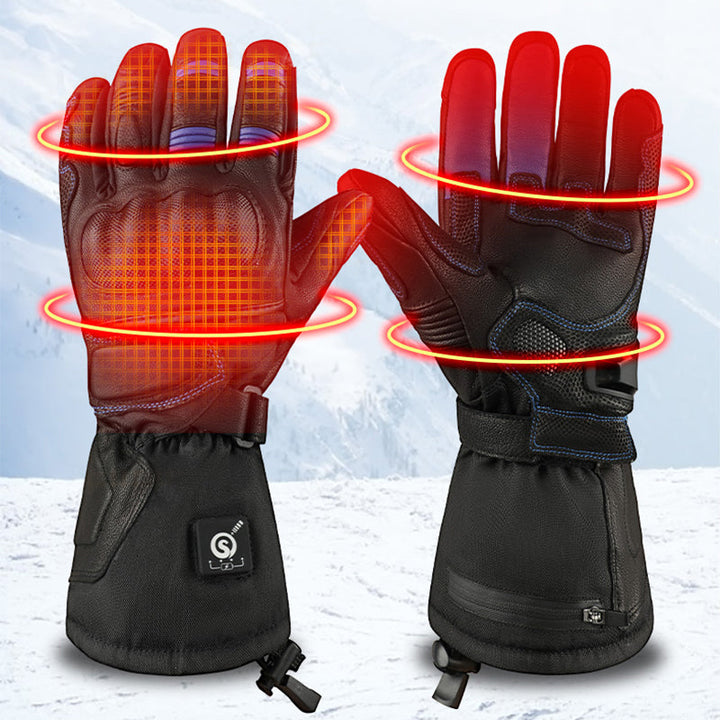Hendrano™ Rechargeable Heated Gloves with 3 Heat Levels &amp; Fleece Lining