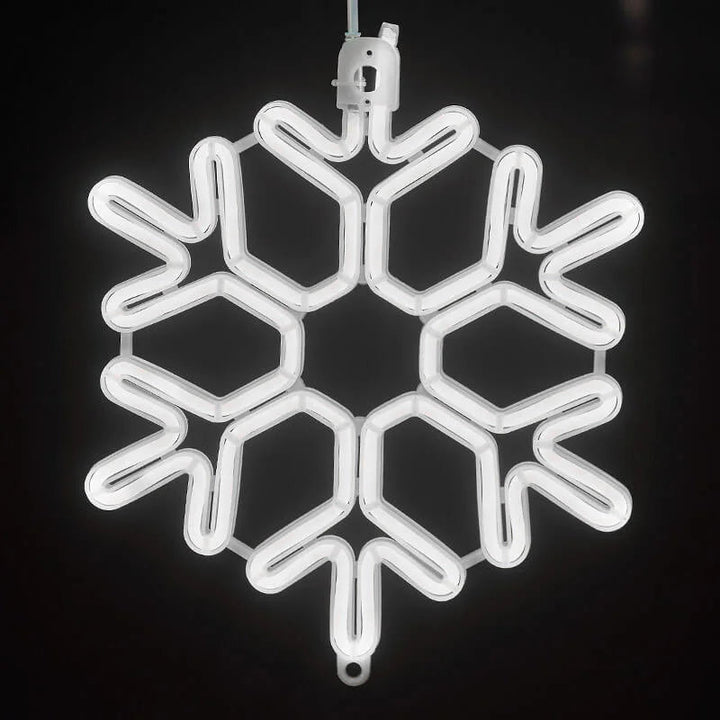 Frosted Snowflake LED Light for Indoor and Outdoor Decor