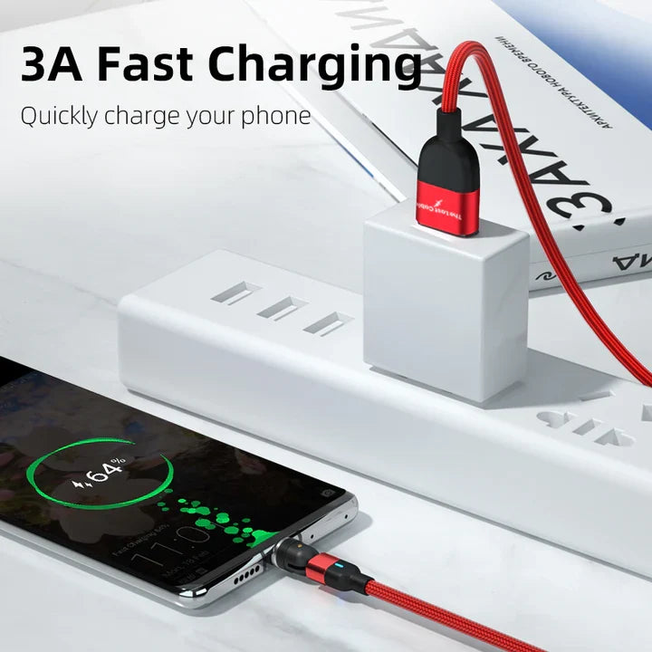 Hendrano™ 3-in-1 Magnetic Charging Cable for iPhone, Android and USB-C