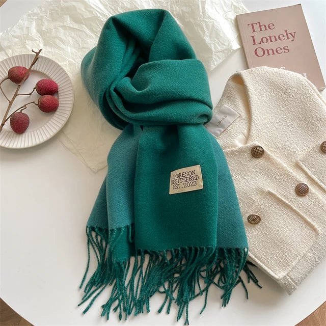 100% Wool Scarf for Men and Women – Super Soft &amp; Warm