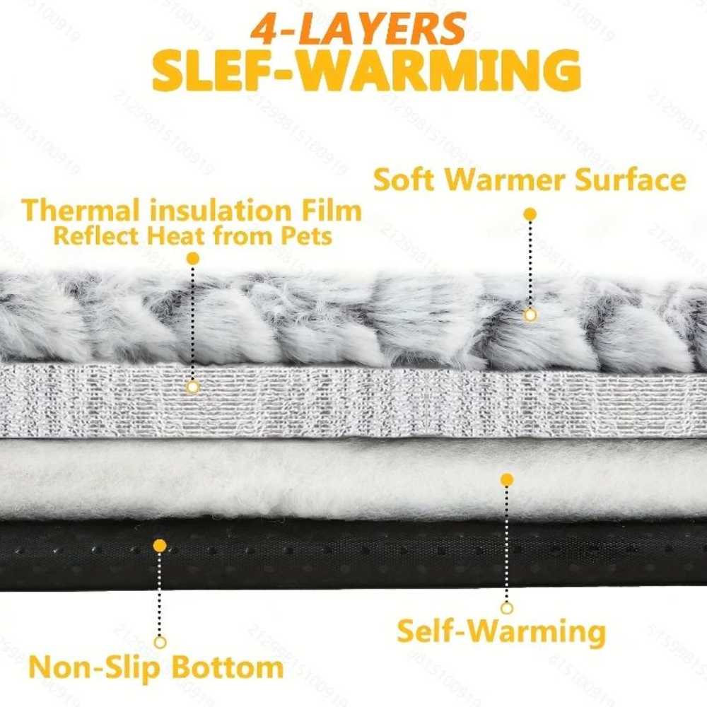 Cat Heating Pad with Removable Cover and Non-Slip Bottom