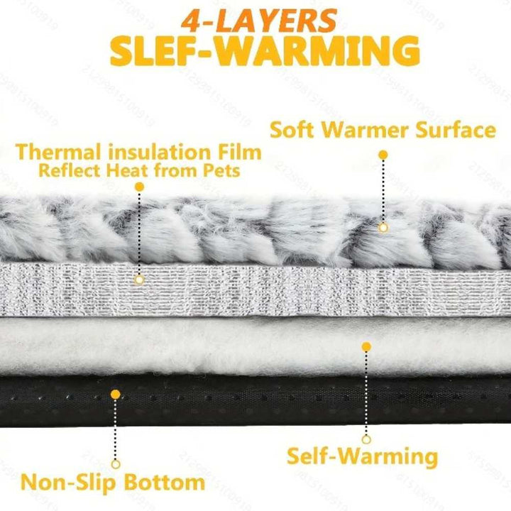 Cat Heating Pad with Removable Cover and Non-Slip Bottom