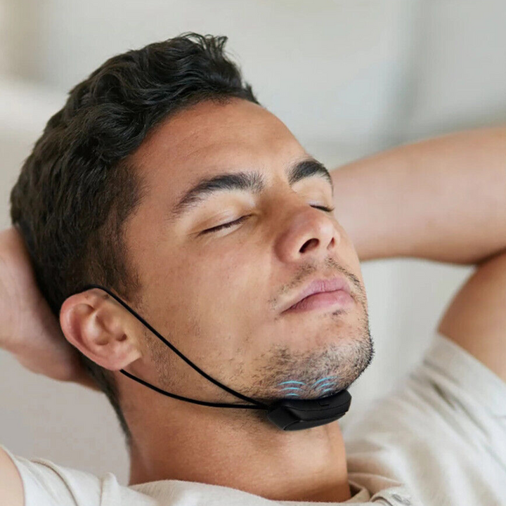 Hendrano™ Smart Chin Strap Device with Gentle TENS Pulse Massage