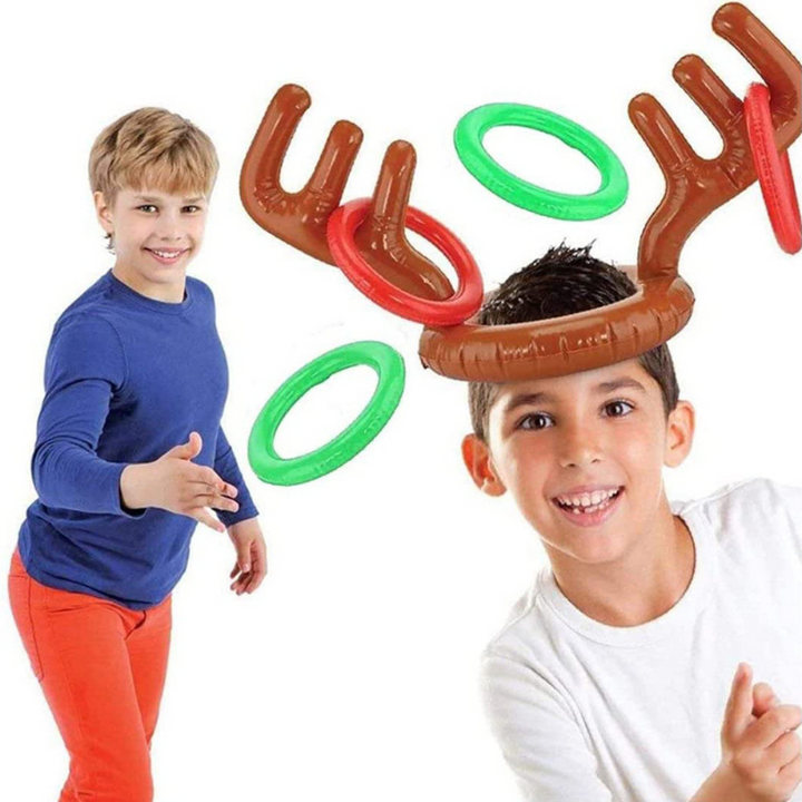Hendrano™ Reindeer Antler Ring Toss Game for Holiday Parties