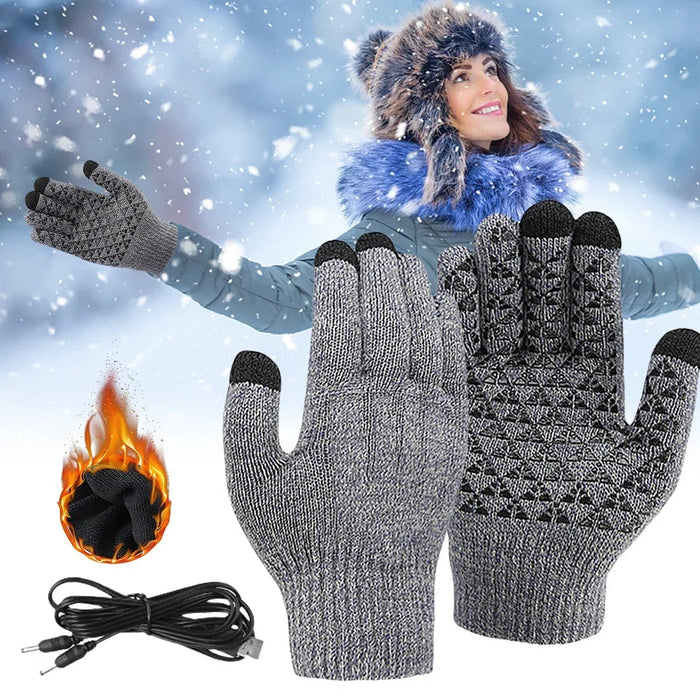 Hendrano™ USB Heated Touchscreen Gloves with Anti-Slip Grip