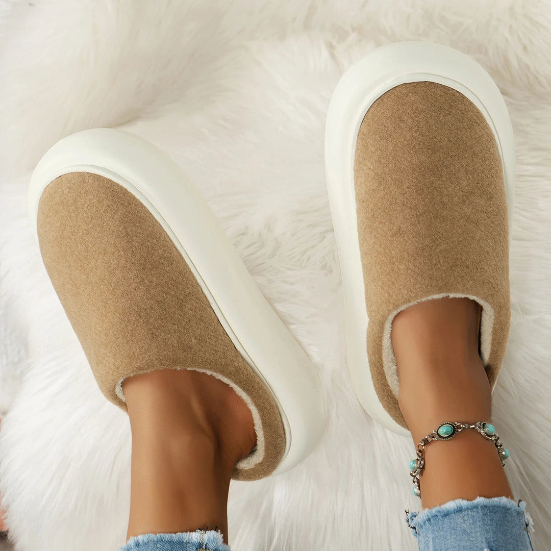 Hendrano™ Plush Winter House Slippers for Women with Non-Slip Sole