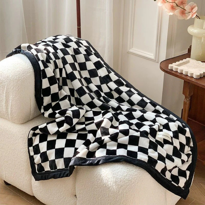 Soft Flannel Throw Blanket for Cozy Couch Nights