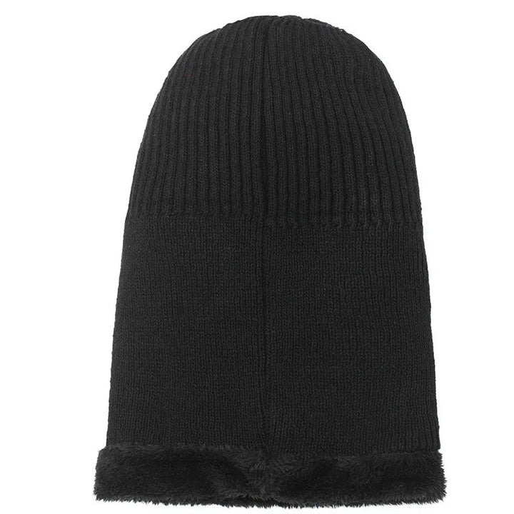 Hendrano™ Knit Balaclava Beanie with Visor and Plush Fleece Lining