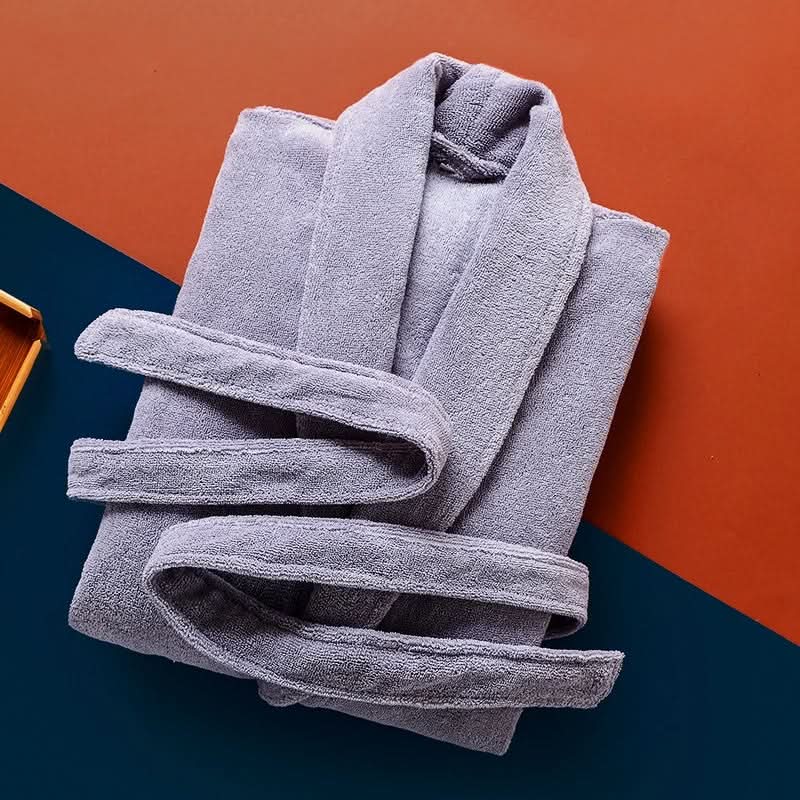 Men’s Long Fleece Bathrobe – Warm Winter Robe
