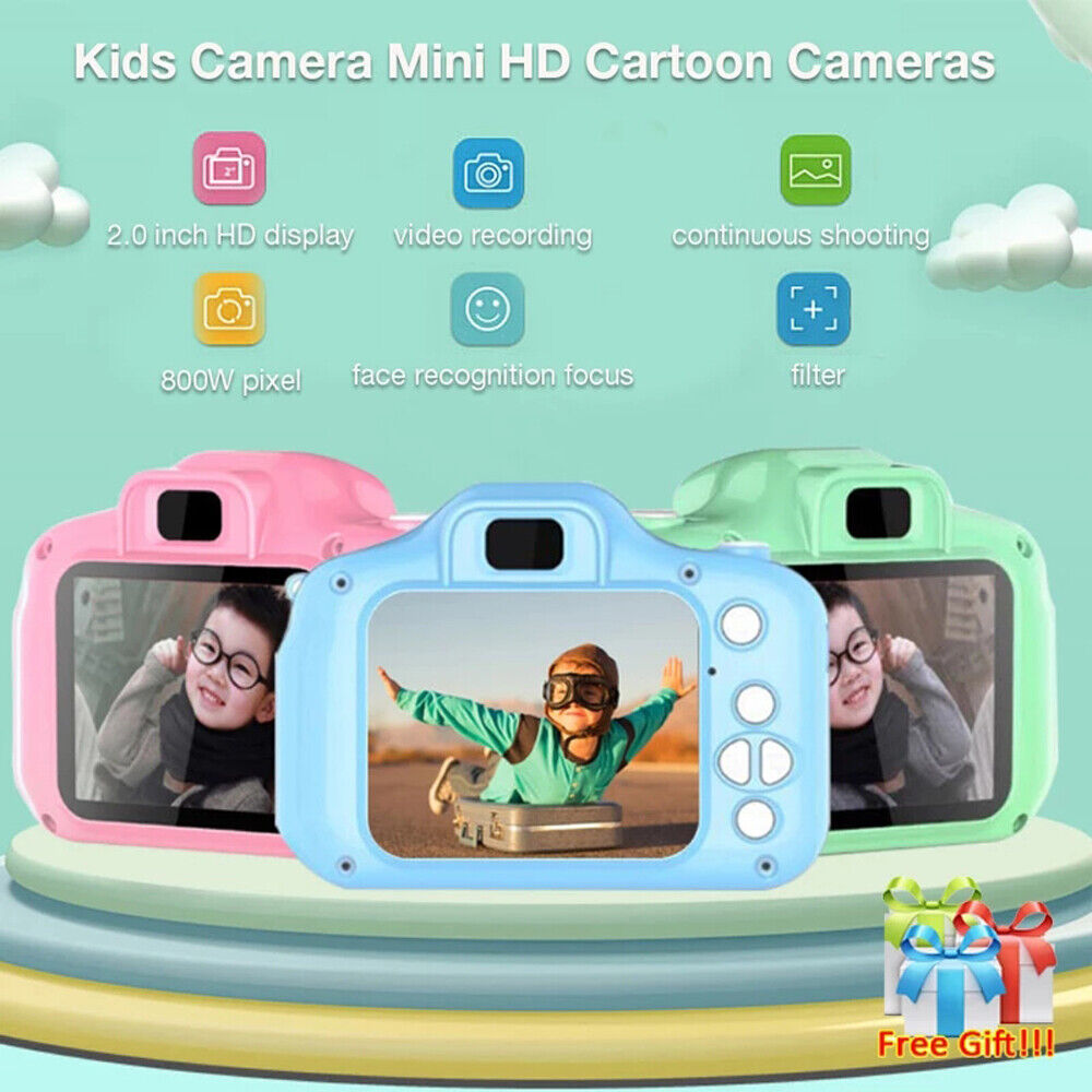 Retro Mini Digital Camera with Full HD Video and 2" Screen