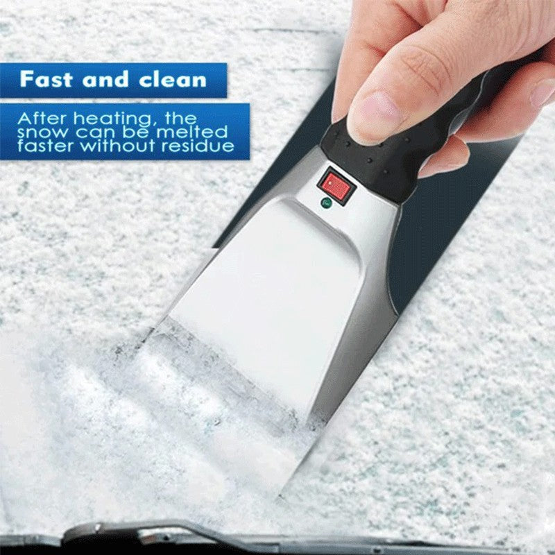 Hendrano™ 12V Heated Ice Scraper for Faster Windshield Clearing