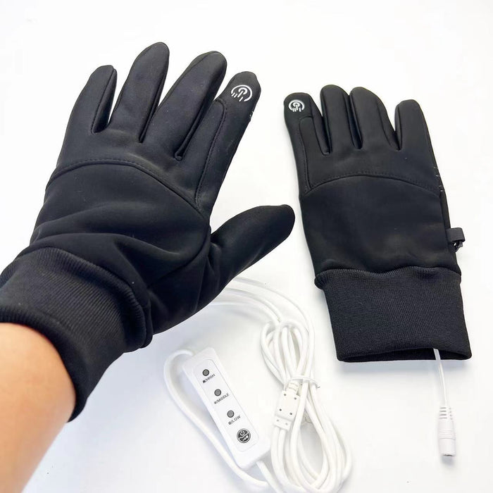 Hendrano USB Heated Gloves with Touchscreen and 3 Heat Levels