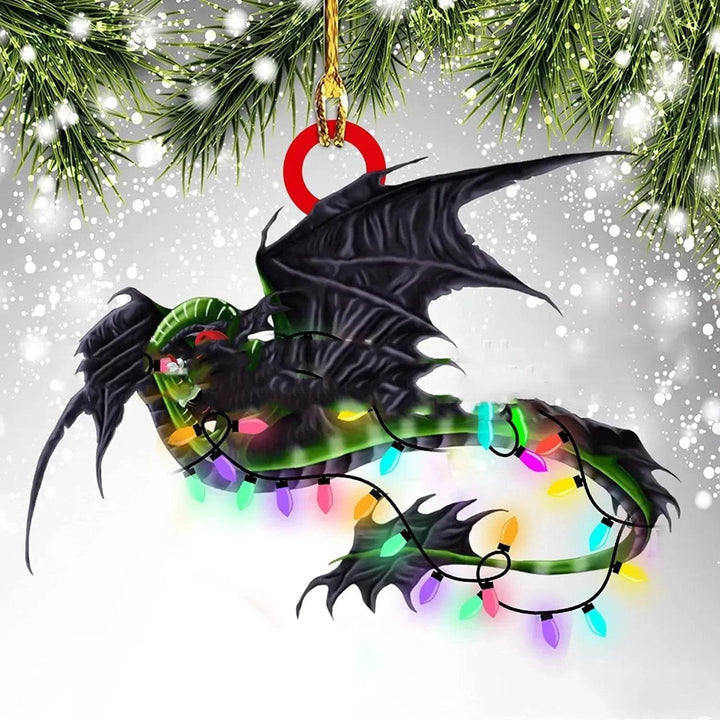 Dinosaur Dragon Egg Acrylic Christmas Ornament – 18 Designs
