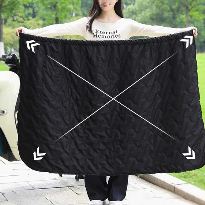Insulated Bike Lap Cover That Keeps Wind and Rain Out