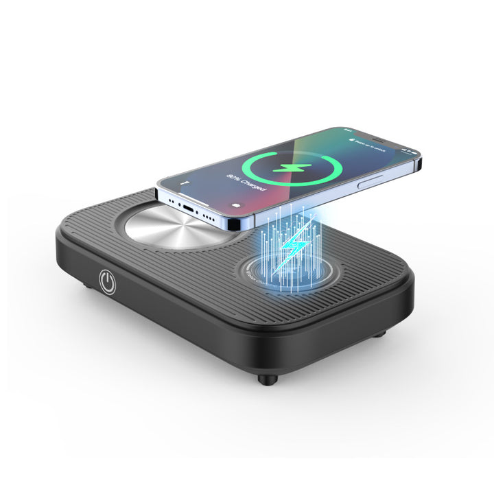 Cup warmer cooler with wireless phone charger