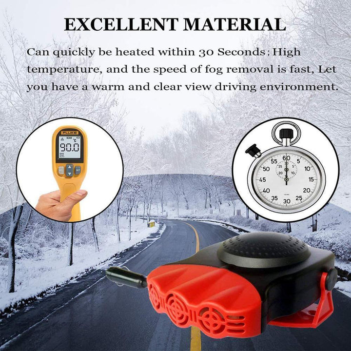 SnugRide Pro - Quickly removes fogged windows and heats your car immediately