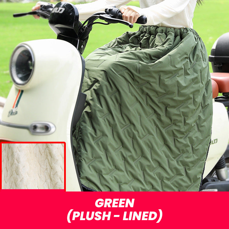 Insulated Bike Lap Cover That Keeps Wind and Rain Out