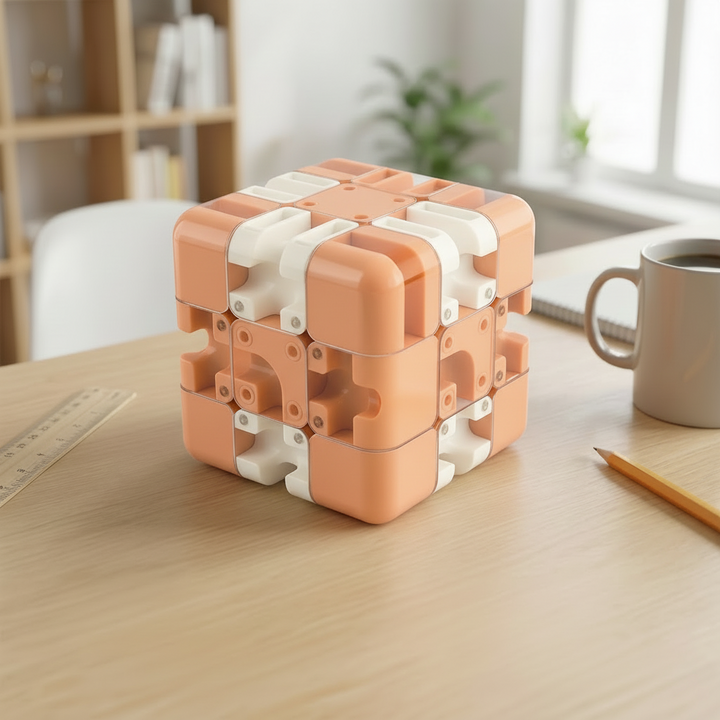 Hendrano™ 3D Maze Puzzle Cube with Metal Ball and Multi-Layer Labyrinth