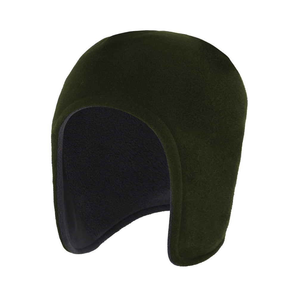 Polar fleece cap with ear flaps