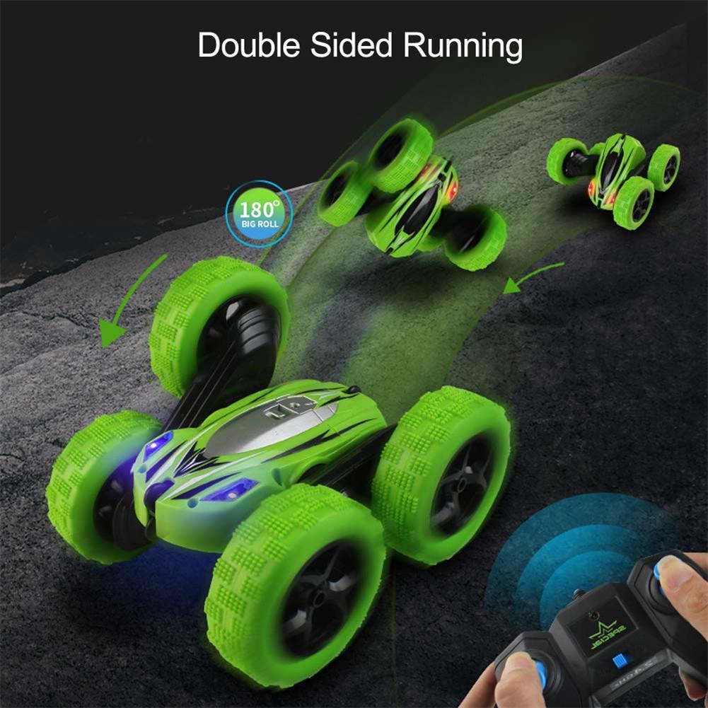 RC Stunt Car with 360° Flips, 4WD and LED Headlights