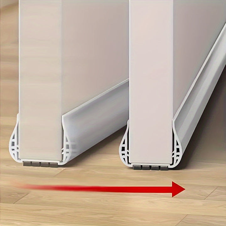 Adjustable Under-Door Draft Stopper with Soft Foam Core