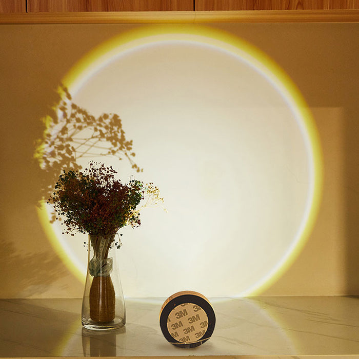 Hendrano Stick-On Sunset Glow Push Light for Cabinets and Closets