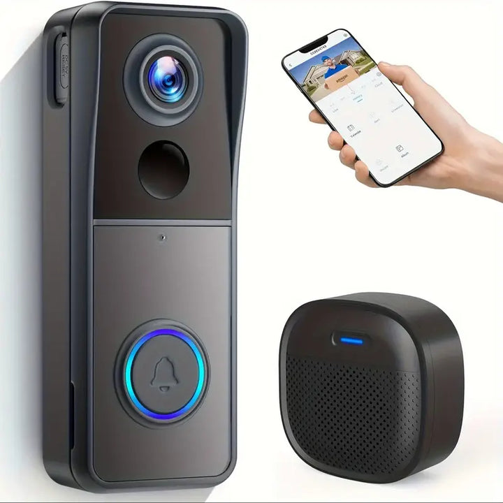 Hendrano™ Wireless WiFi Video Doorbell with 1080p HD and Night Vision