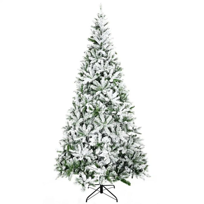 Hendrano 6 ft Snow-Flocked Pine Christmas Tree, Unlit