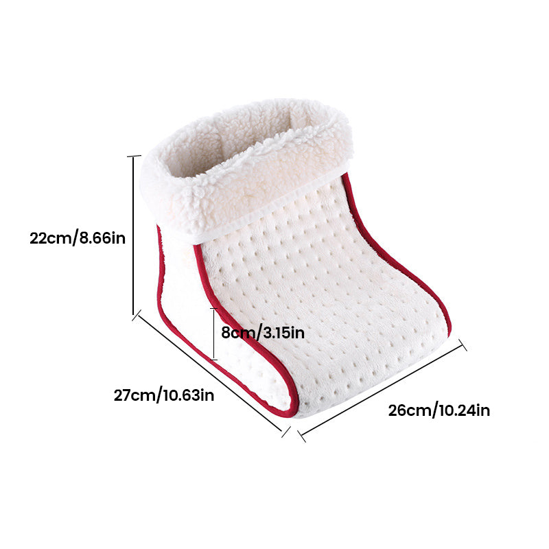 Hendrano™ Electric Foot Warmer with Fluffy Lining &amp; Adjustable Heat