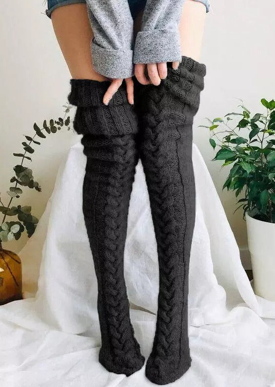 Hendrano™ Extra-Long Over-the-Knee Knit Socks for Boots and Skirts