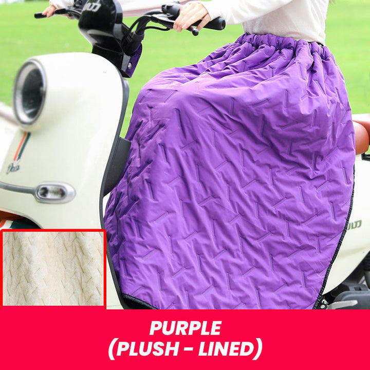 Insulated Bike Lap Cover That Keeps Wind and Rain Out