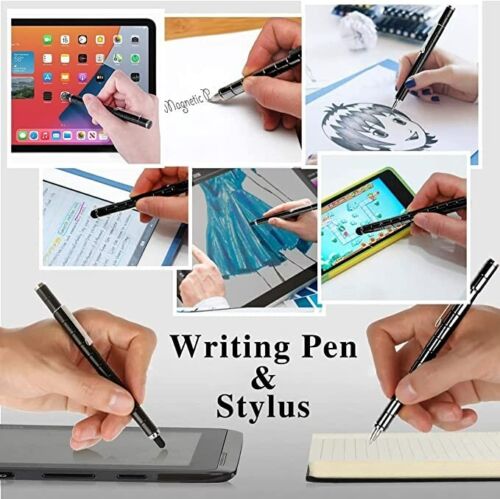 Hendrano™ Magnetic Fidget Pen with Stylus Tip and Build-Your-Own Shapes