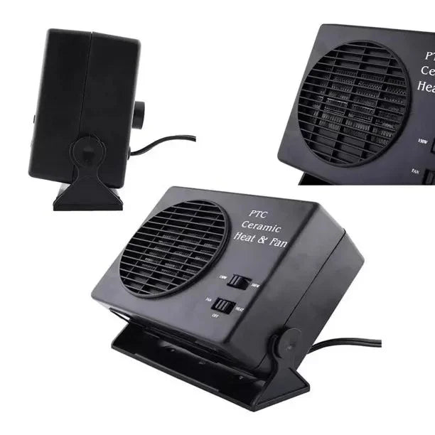 Hendrano™ Portable 12V Car Heater &amp; Fan, 150–300W Ceramic