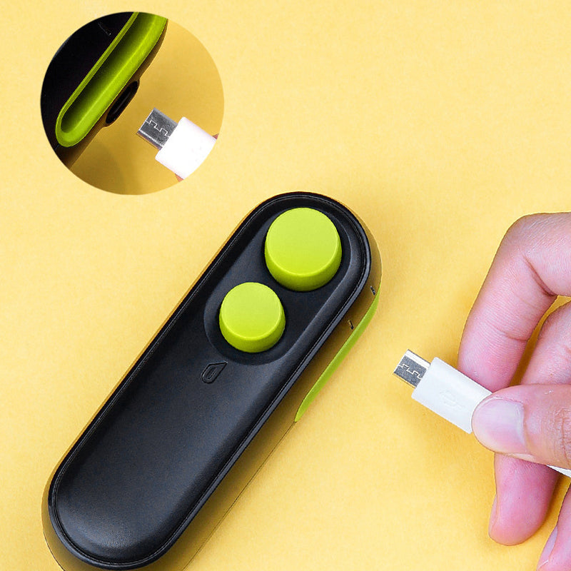 Rechargeable Mini Bag Heat Sealer with Built-In Cutter