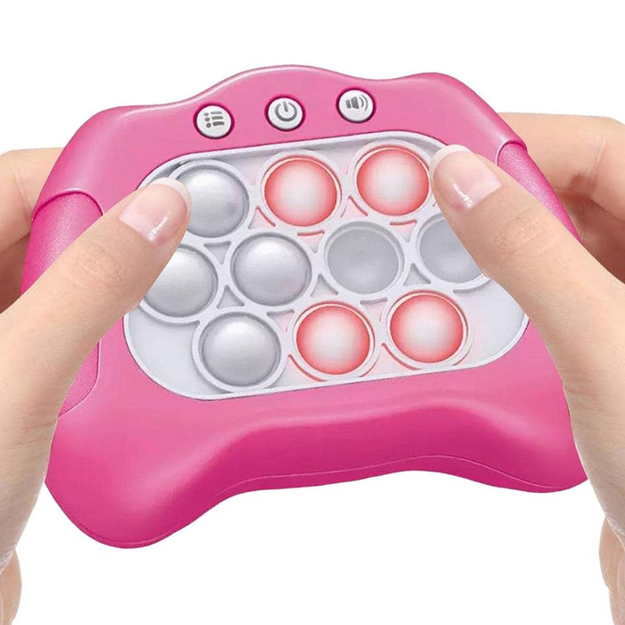 Hendrano™ Light-Up Bubble Pop Game Console – Handheld Fidget Toy