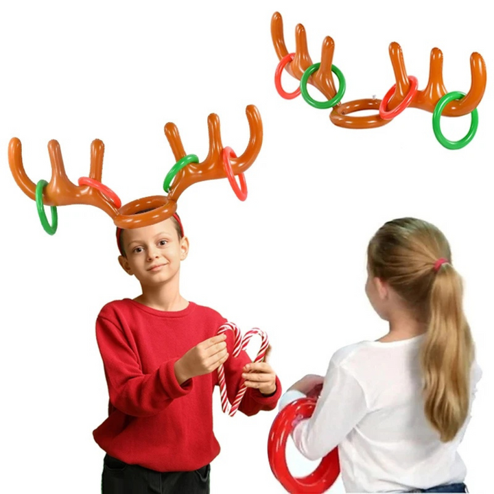Hendrano™ Reindeer Antler Ring Toss Game for Holiday Parties