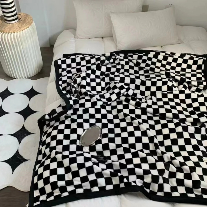 Soft Flannel Throw Blanket for Cozy Couch Nights