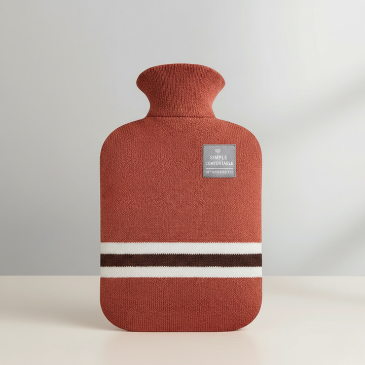 Hendrano™ 2 Liter Hot Water Bottle with Knit Cover, Warm for Hours
