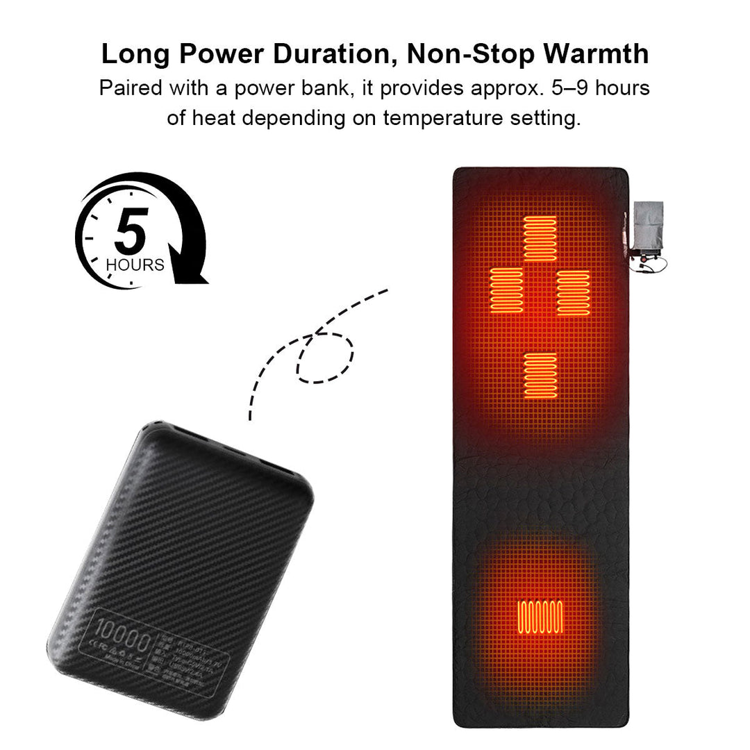Hendrano™ 5-Zone USB Heated Pad with 30-Second Warm-Up