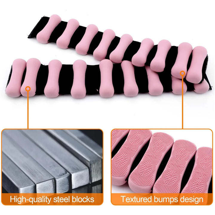Silicone Ankle &amp; Wrist Weights with Anti-Slip Grip