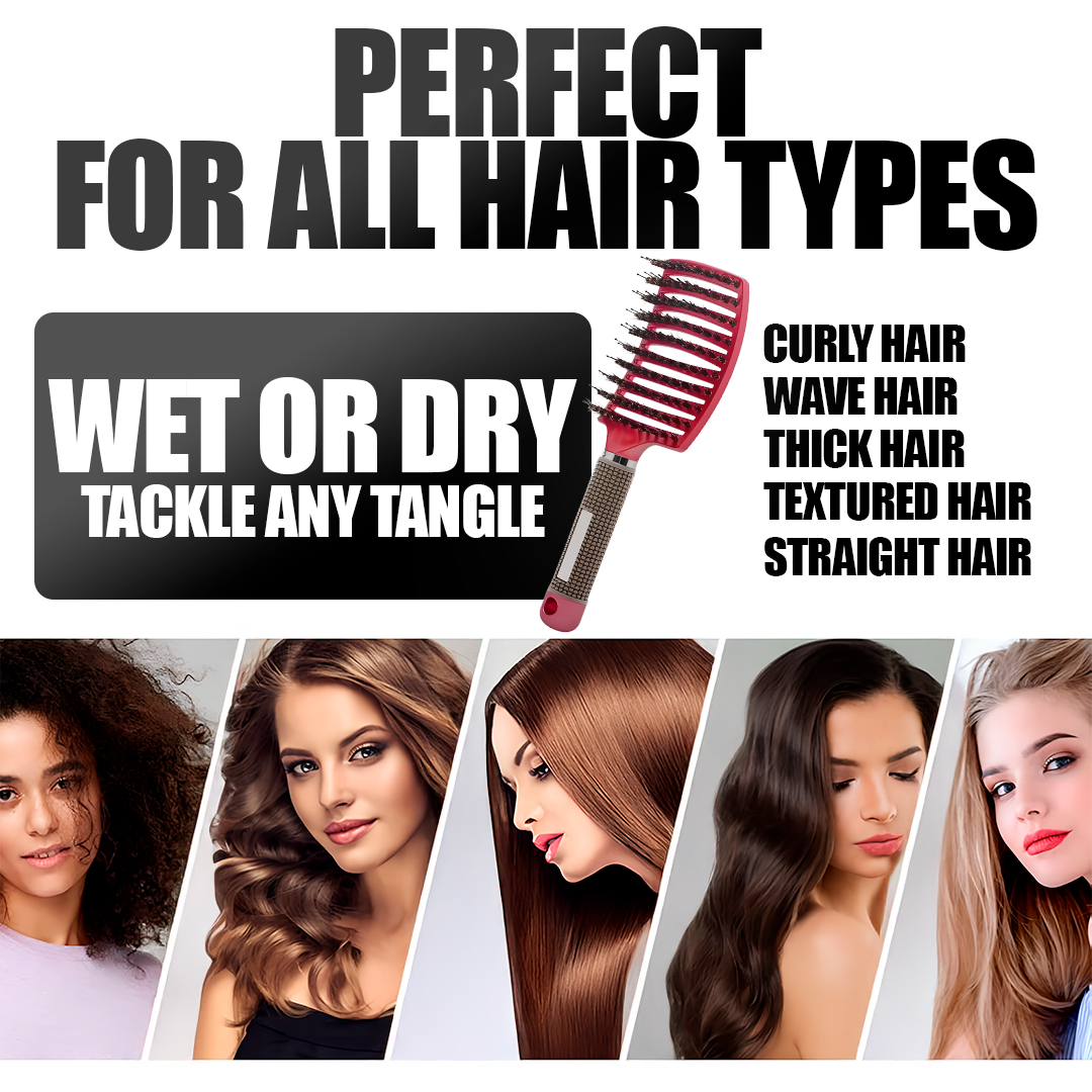 Detangling Hair Brush for Gentle, Pain-Free Knot Removal