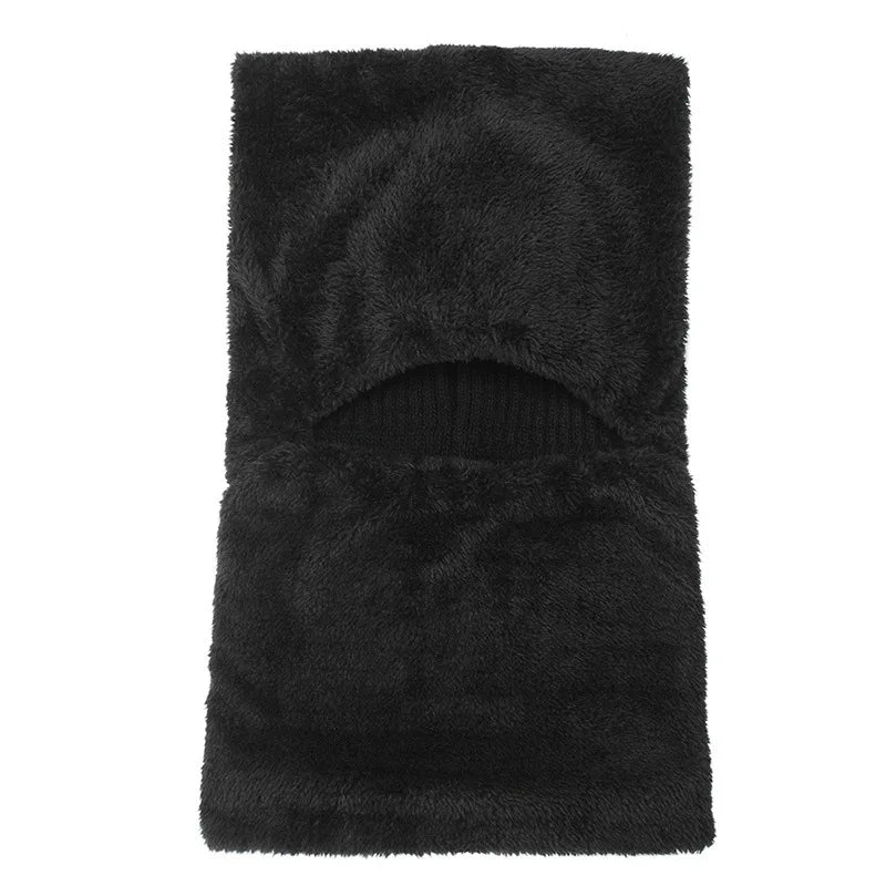 Hendrano™ Knit Balaclava Beanie with Visor and Plush Fleece Lining