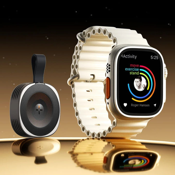 Magnetic Wireless Apple Watch Charger – Keychain Travel Size