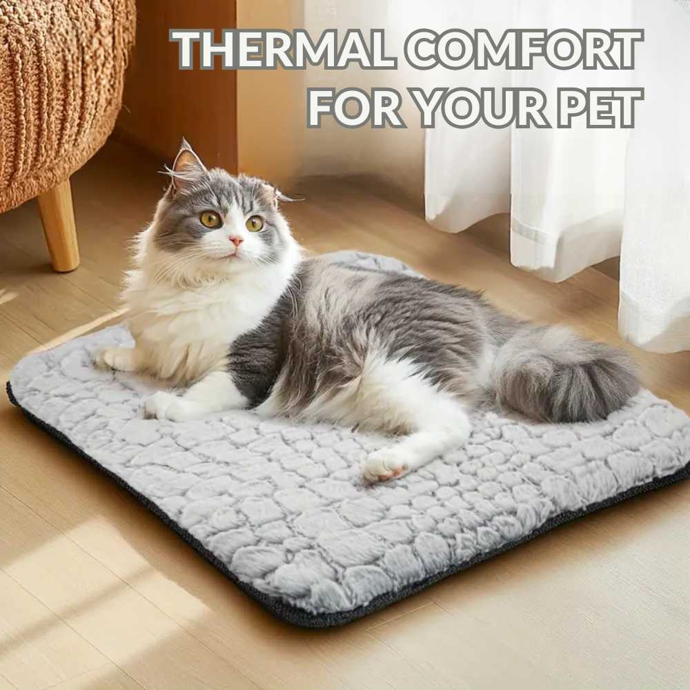 Cat Heating Pad with Removable Cover and Non-Slip Bottom