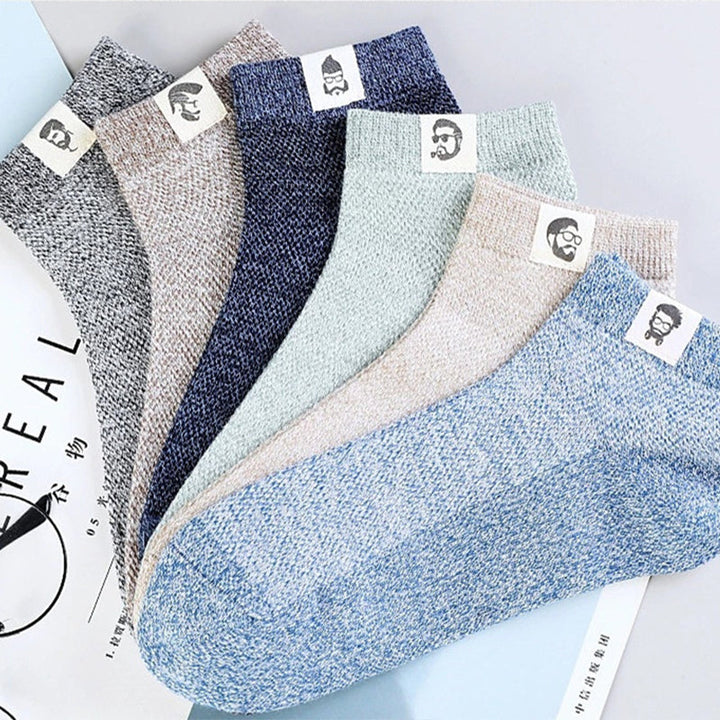 Men‘s Business Breathable Anti-bacterial Deodorant Socks（5PCS）