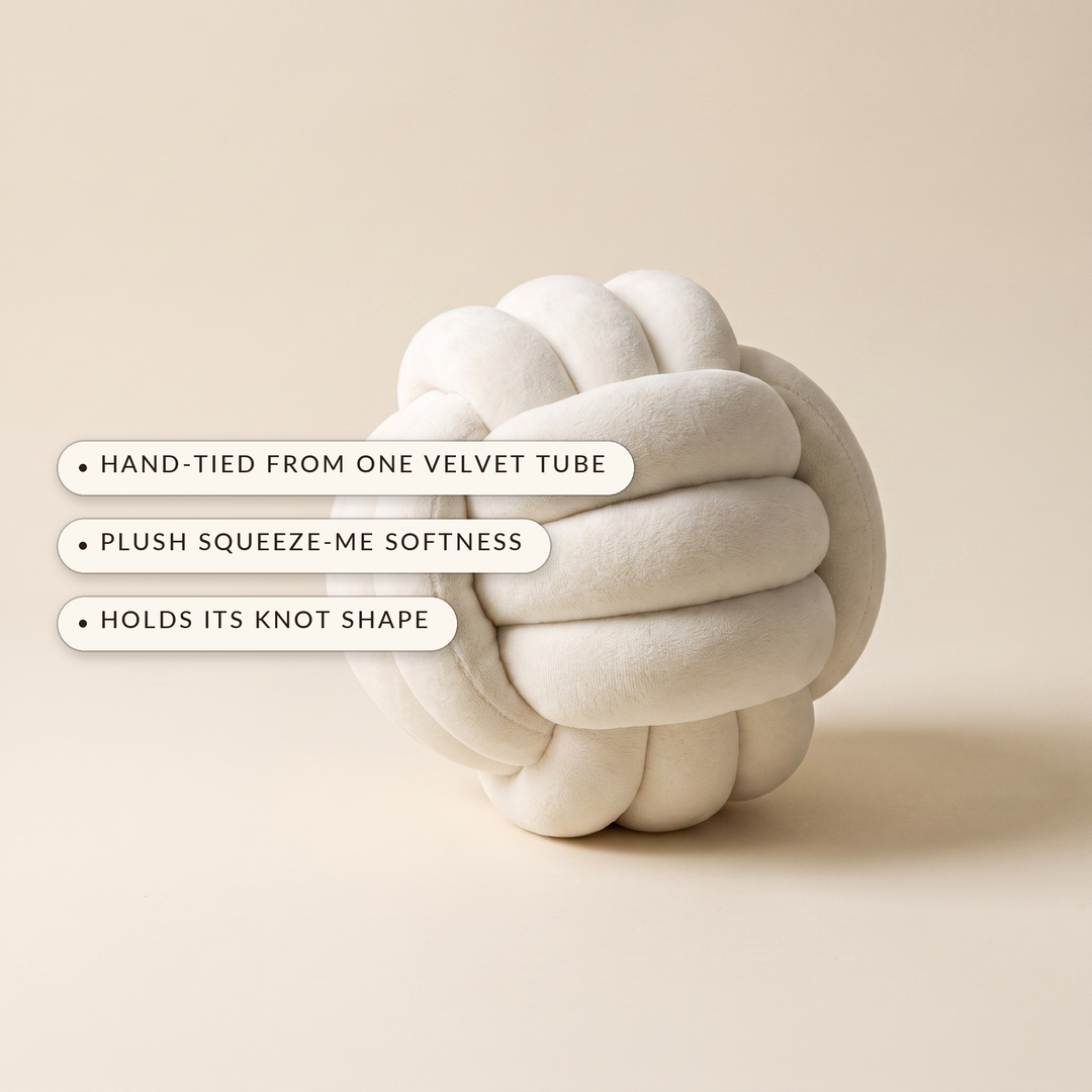 Knot™ Velvet Ball Cushion