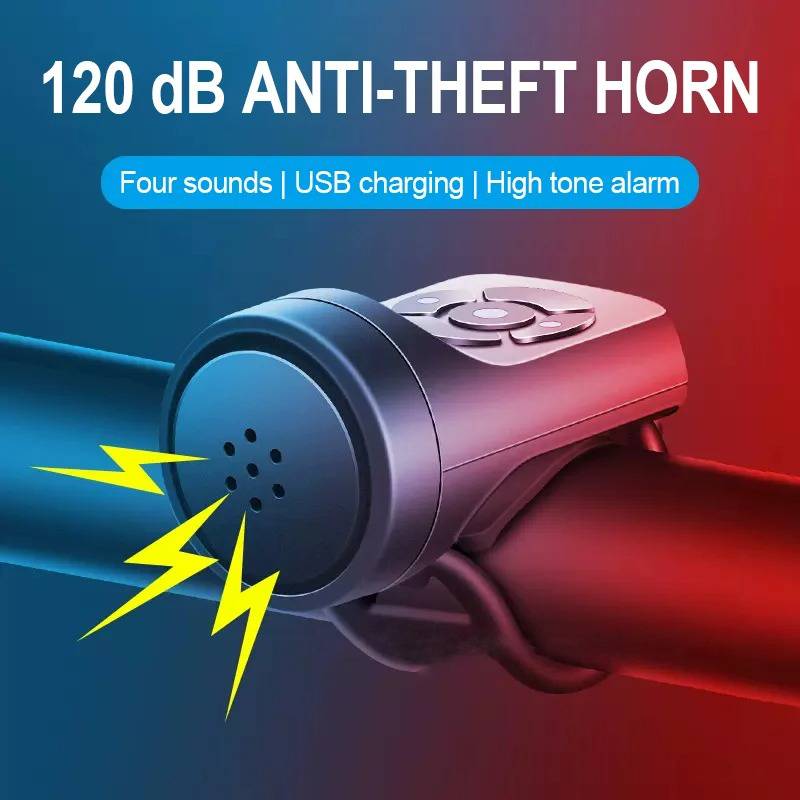 Hendrano™ 120dB Bike Alarm with Motion Sensor and USB Charging