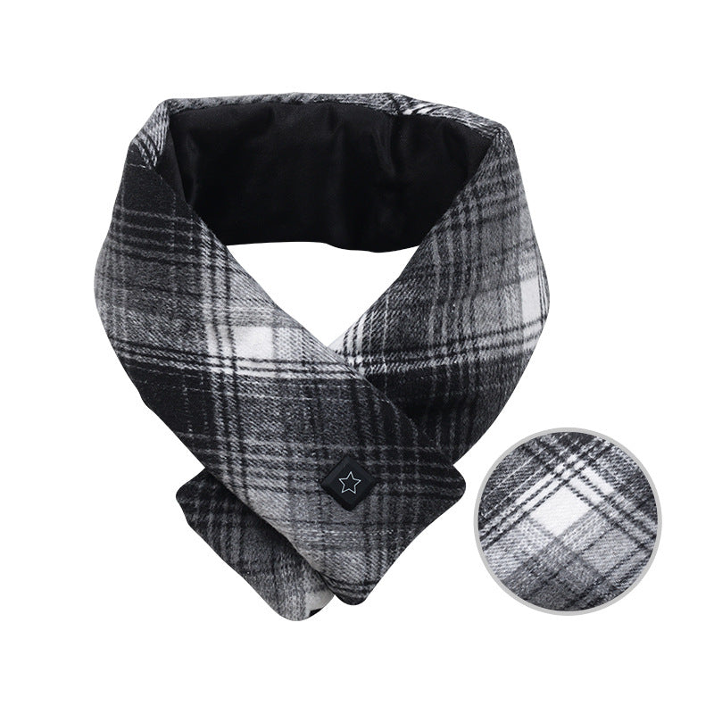 Hendrano™ Heated Neck Scarf with 3 Heat Settings, Soft Cotton